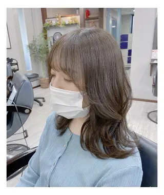 セミロング カラー cocoru所属・＊横浜駅＊ 金子 誠也のヘアスタイル