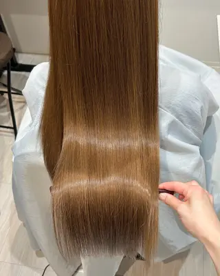 ロング 似合わせ艶髪カラー ❤️ハダユミのヘアスタイル