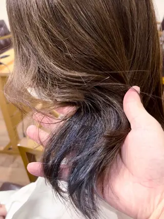 ミディアム カラー KIZU 髪質改善 オカルト怪談のヘアスタイル