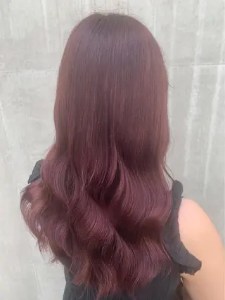 セミロング テラダ ココロのヘアスタイル