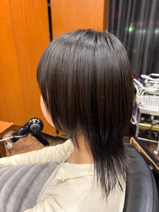 ミディアム 落合 ちりのヘアスタイル