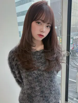 ロング カラー kanato🇰🇷 【札幌韓国ヘア】のヘアスタイル