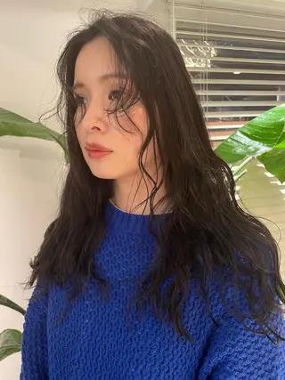 ロング カラー classic 新横浜所属・大人girly🛋️ 🤍yukakoのヘアスタイル