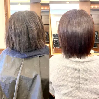 ショート シェアサロン9seat所属・名古屋栄の髪質改善 トリートメント/清田のヘアスタイル
