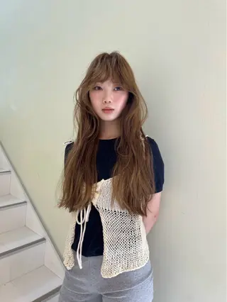 ロング カラー LOREN AO所属・名古屋透明感カラー /LOREN RIOのヘアスタイル