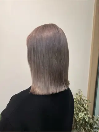 ミディアム ＡＯ所属・艶髪縮毛矯正 🫧🦋/YUINAのヘアスタイル