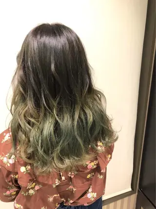 カラー 石坂 瀬音のヘアスタイル