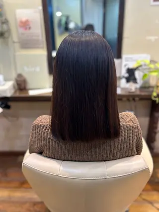 ミディアム 🐱髪質改善/カット モデル　あずさ🐱のヘアスタイル