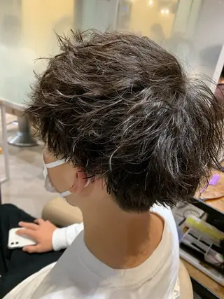 パーマ HAIR＆MAKE EARTH元住吉所属・earth元住吉店長 掛川大輝のヘアスタイル