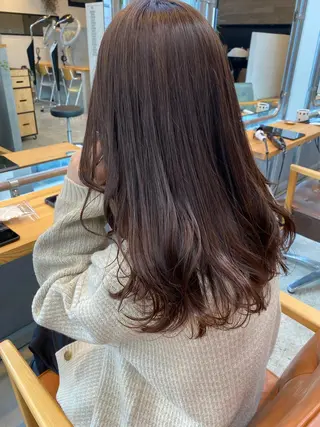 セミロング カラー 🌼ハイライト透明感 🌼maiのヘアスタイル