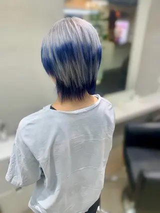 ショート カラー ヘアアレンジ 個性爆弾💣 ダブルカラー/ゆかのヘアスタイル