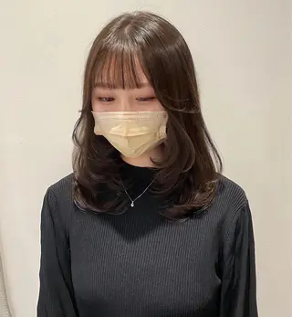 セミロング 銀座/レイヤーカット 🤍内野すみれのヘアスタイル