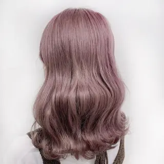 ミディアム パーマ ヘアアレンジ 💕上野美容師☁ ブリーチ💖サワのヘアスタイル