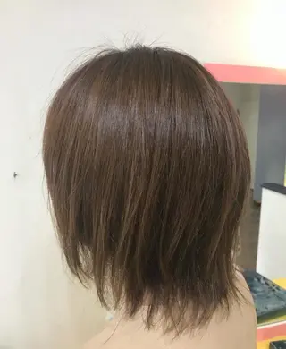 ミディアム カラー 横田 尚登のヘアスタイル