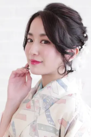 太田ありさ クリーミーヘアカラーのヘアスタイル