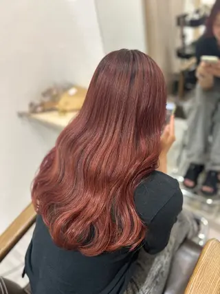 ロング カラー 三橋 蘭子のヘアスタイル