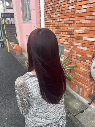 ロング 髪質改善/縮毛矯正/ 艶カラーASAYAのヘアスタイル