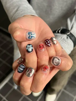 ネイル Hata nail /個性派ニュアンスのネイルデザイン