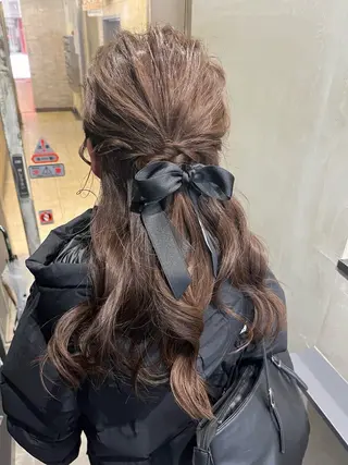 ロング ヘアアレンジ Cecil hair所属・yui/パーマ/ メンズカットのヘアスタイル