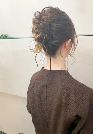 セミロング ボブ ブリーチ/miinaのヘアスタイル