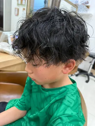 パーマ メンズ キッズ minagawa yumiのヘアスタイル