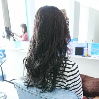 ロング カラー ヘアアレンジ 小林 伸行のヘアスタイル