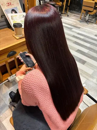 ロング col 　asahikawa所属・岡本樹一/髪質改善 縮毛矯正/カラー🍁のヘアスタイル