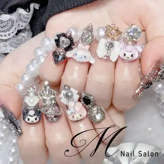 ネイル ワンホンチークネイル パラジェル取扱💕ヨのネイルデザイン