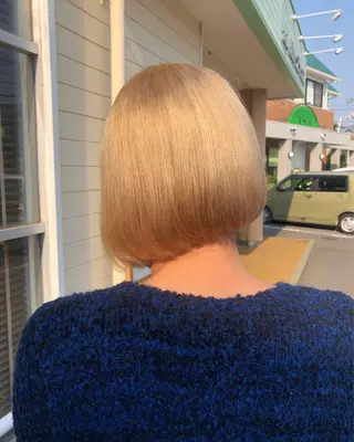 ショート カラー パーマ ヘアアレンジ ❣️倉敷❣️美髪 カラー能登一成のヘアスタイル