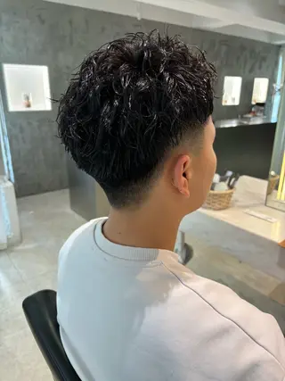 パーマ メンズ サソウ ユリエ🥥のヘアスタイル