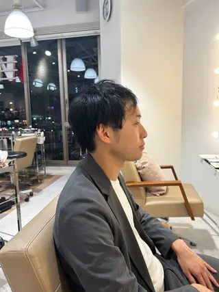 メンズ ヘアーメイクウィル野田阪神店所属・Yuu/レイヤー/ ハイライト/髪質改善のヘアスタイル