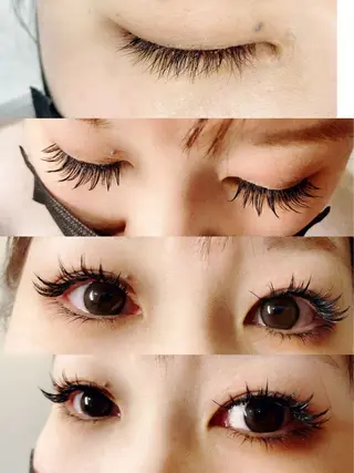 マツエク・マツパ EYE Bright eyelash(アイブライト)所属・静 かのマツエク・マツパデザイン