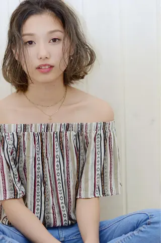 パーマ 小幡永吉 ✨ショート✨韓国✨のヘアスタイル