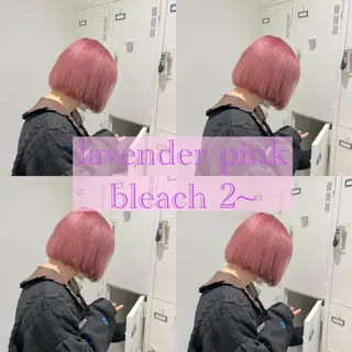 ショート カラー ピンクカラー🎀/ ミルクティー🍼花音のヘアスタイル