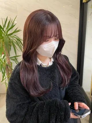 ロング Yuuka/ w colorのヘアスタイル