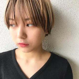 ショート カラー ヘアアレンジ マツエク・マツパ Kawaguchi Arisaのヘアスタイル