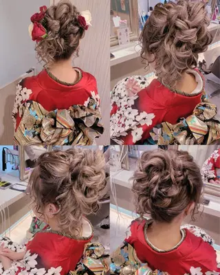 ロング ヘアアレンジ Aries🫧 missa𓂃🤍のヘアスタイル