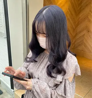 ロング カラー Rinka/梅田/ 透け感カラー🤎のヘアスタイル