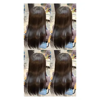 ロング カラー 髪質改善/縮毛矯正/ 韓国ヘア/店長敦士のヘアスタイル