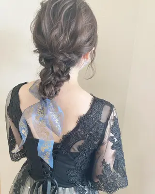 セミロング ヘアアレンジ 店長 ✂️ムラカミ キラリのヘアスタイル