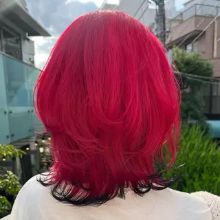 ショート カラー ヘアアレンジ ボブハイトーン🦖 デザインMAMIのヘアスタイル