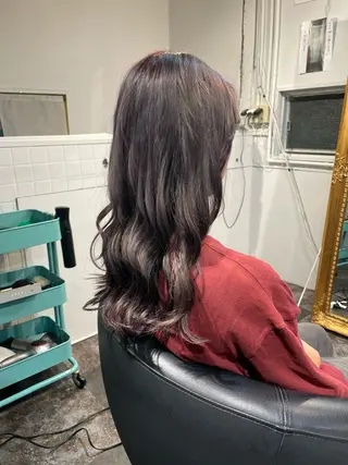 ロング カラー 田畑 秀美のヘアスタイル