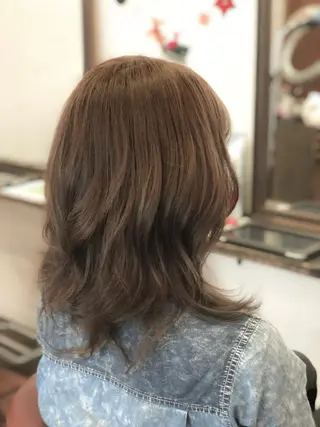 ミディアム カラー 小森谷 亮太のヘアスタイル