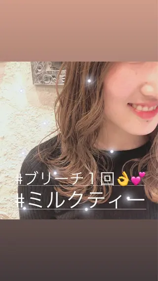 ミディアム 代表山口ひな 髪質改善のプロのヘアスタイル