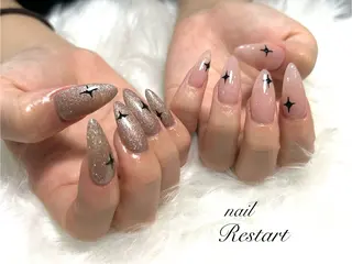 ロング nail Restart所属・Restart YURIのネイルデザイン