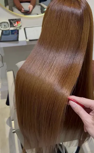 ロング カラー Eleanor枚方店 店長　飛鳥　薫のヘアスタイル