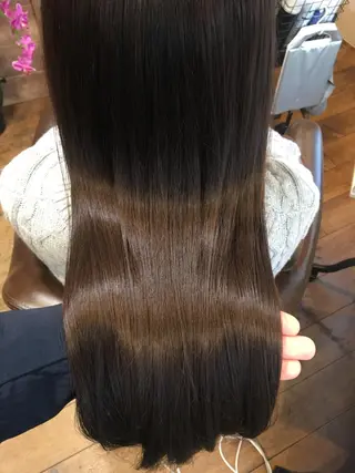 ロング 凪の 旅先のヘアスタイル