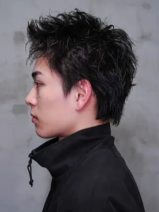 ショート ⭐️メンズ特化⭐️ パーマ カラーのヘアスタイル