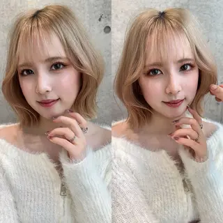 ミディアム ✨髪質改善特化✨副 店長椎葉信乃介のヘアスタイル