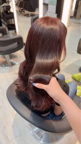 カラー miyu/ボブ/ 透明感カラー/栄のヘアスタイル